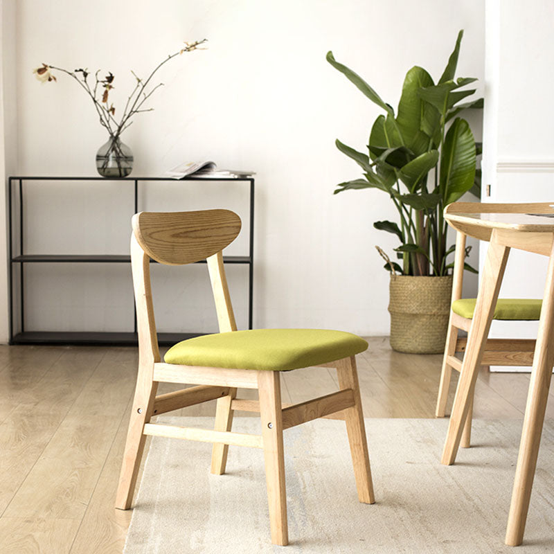 Modern Upholstered Home Side Chair Open Back Matte Finish Dining Chair Clearhalo ' kitchen&dining_furn' 'Dining Chairs' 'Dining Tables & Seating' 'dining_chair' 'Furniture' 'furniture_dining_chair' 'Kitchen & Dining Furniture' 'kitchen' 4612910