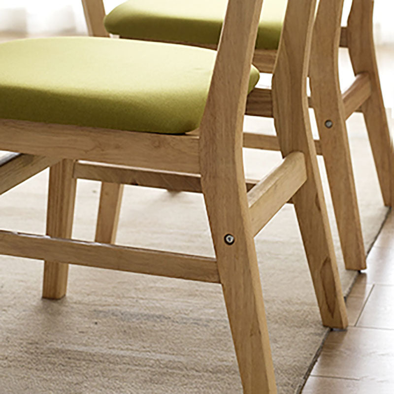 Modern Upholstered Home Side Chair Open Back Matte Finish Dining Chair Clearhalo ' kitchen&dining_furn' 'Dining Chairs' 'Dining Tables & Seating' 'dining_chair' 'Furniture' 'furniture_dining_chair' 'Kitchen & Dining Furniture' 'kitchen' 4612926