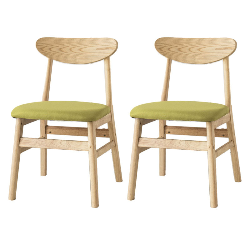 Modern Upholstered Home Side Chair Open Back Matte Finish Dining Chair Turquoise Set of 2 Clearhalo ' kitchen&dining_furn' 'Dining Chairs' 'Dining Tables & Seating' 'dining_chair' 'Furniture' 'furniture_dining_chair' 'Kitchen & Dining Furniture' 'kitchen' 4612935