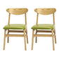 Modern Upholstered Home Side Chair Open Back Matte Finish Dining Chair Fruit Green Set of 2 Clearhalo ' kitchen&dining_furn' 'Dining Chairs' 'Dining Tables & Seating' 'dining_chair' 'Furniture' 'furniture_dining_chair' 'Kitchen & Dining Furniture' 'kitchen' 4612949