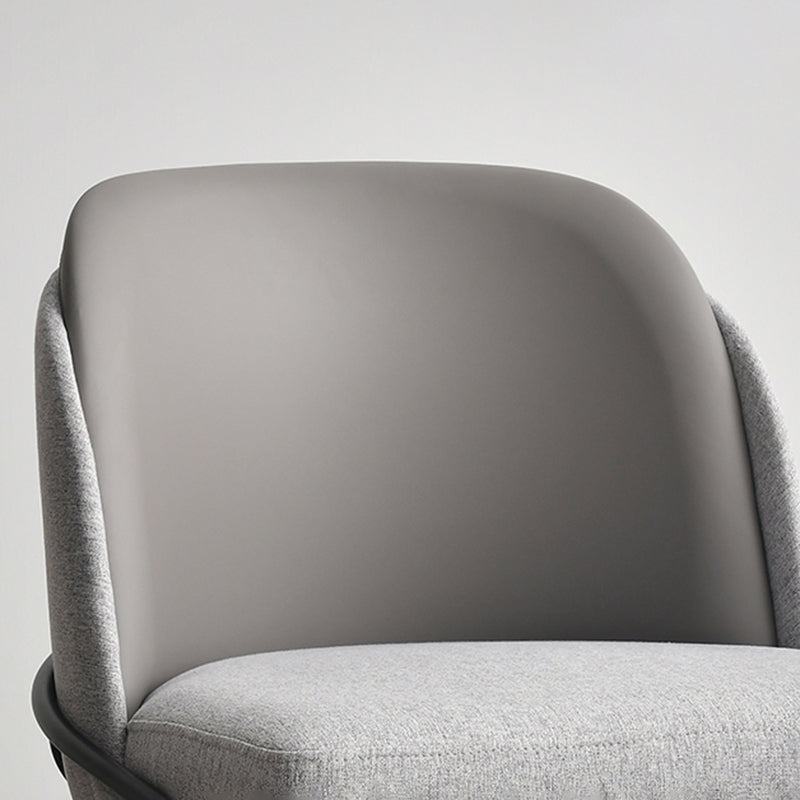 Glam Fabric Armless Dining Chairs Metal Dining Chair for Home Use Clearhalo ' kitchen&dining_furn' 'Dining Chairs' 'Dining Tables & Seating' 'dining_chair' 'furn' 'furn_dining_chair' 'Furniture' 'furniture_dining_chair' 'Kitchen & Dining Furniture' 'kitchen' 4612975