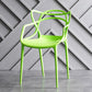 Contemporary Chairs Dining Arm Open Back Side Chairs with Plastic Legs for Kitchen Green 1 Piece Clearhalo ' kitchen&dining_furn' 'Dining Chairs' 'Dining Tables & Seating' 'dining_chair' 'furn' 'furn_dining_chair' 'Furniture' 'furniture_dining_chair' 'Kitchen & Dining Furniture' 'kitchen' 4613012