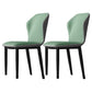 Industrial Wingback Armless Dining Chair Faux Leather Dining Chairs for Home Use Gray-Green 2 Piece Set Clearhalo ' kitchen&dining_furn' 'Dining Chairs' 'Dining Tables & Seating' 'dining_chair' 'furn' 'furn_dining_chair' 'Furniture' 'furniture_dining_chair' 'Kitchen & Dining Furniture' 'kitchen' 4613064