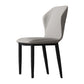 Industrial Wingback Armless Dining Chair Faux Leather Dining Chairs for Home Use Light Gray 1 Piece Clearhalo ' kitchen&dining_furn' 'Dining Chairs' 'Dining Tables & Seating' 'dining_chair' 'furn' 'furn_dining_chair' 'Furniture' 'furniture_dining_chair' 'Kitchen & Dining Furniture' 'kitchen' 4613068