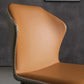 Industrial Wingback Armless Dining Chair Faux Leather Dining Chairs for Home Use Clearhalo ' kitchen&dining_furn' 'Dining Chairs' 'Dining Tables & Seating' 'dining_chair' 'furn' 'furn_dining_chair' 'Furniture' 'furniture_dining_chair' 'Kitchen & Dining Furniture' 'kitchen' 4613069