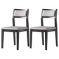 Contemporary Chairs Dining Armless Open Back Side Chairs with Wooden Legs for Kitchen Grey 2 Piece Set Clearhalo ' kitchen&dining_furn' 'Dining Chairs' 'Dining Tables & Seating' 'dining_chair' 'furn' 'furn_dining_chair' 'Furniture' 'furniture_dining_chair' 'Kitchen & Dining Furniture' 'kitchen' 4613087