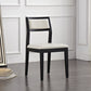 Contemporary Chairs Dining Armless Open Back Side Chairs with Wooden Legs for Kitchen Clearhalo ' kitchen&dining_furn' 'Dining Chairs' 'Dining Tables & Seating' 'dining_chair' 'furn' 'furn_dining_chair' 'Furniture' 'furniture_dining_chair' 'Kitchen & Dining Furniture' 'kitchen' 4613088