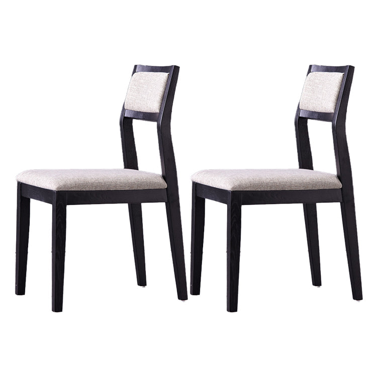 Contemporary Chairs Dining Armless Open Back Side Chairs with Wooden Legs for Kitchen Beige 2 Piece Set Clearhalo ' kitchen&dining_furn' 'Dining Chairs' 'Dining Tables & Seating' 'dining_chair' 'furn' 'furn_dining_chair' 'Furniture' 'furniture_dining_chair' 'Kitchen & Dining Furniture' 'kitchen' 4613093