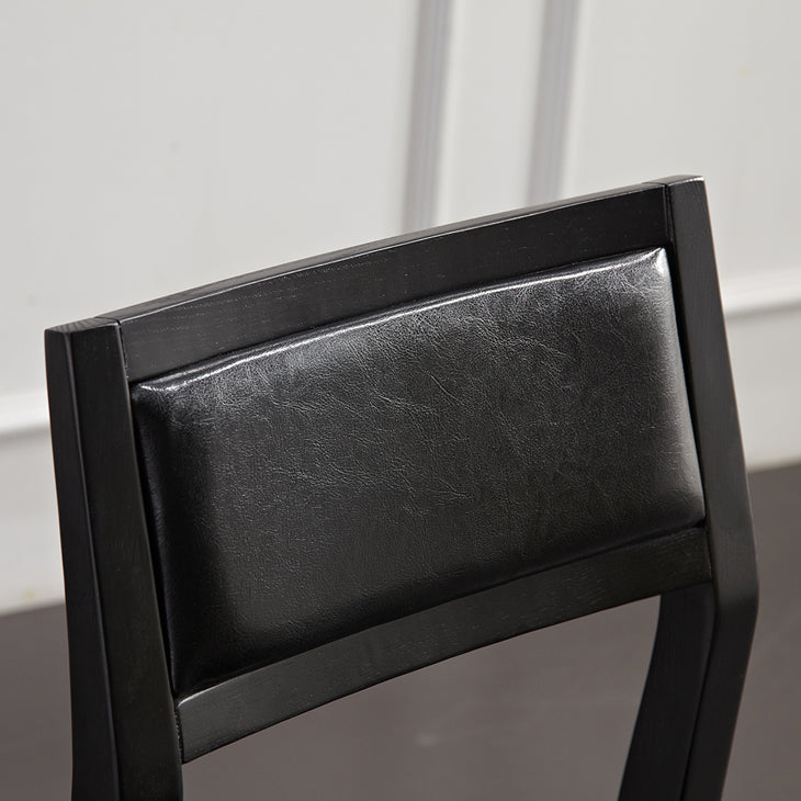 Contemporary Chairs Dining Armless Open Back Side Chairs with Wooden Legs for Kitchen Clearhalo ' kitchen&dining_furn' 'Dining Chairs' 'Dining Tables & Seating' 'dining_chair' 'furn' 'furn_dining_chair' 'Furniture' 'furniture_dining_chair' 'Kitchen & Dining Furniture' 'kitchen' 4613098