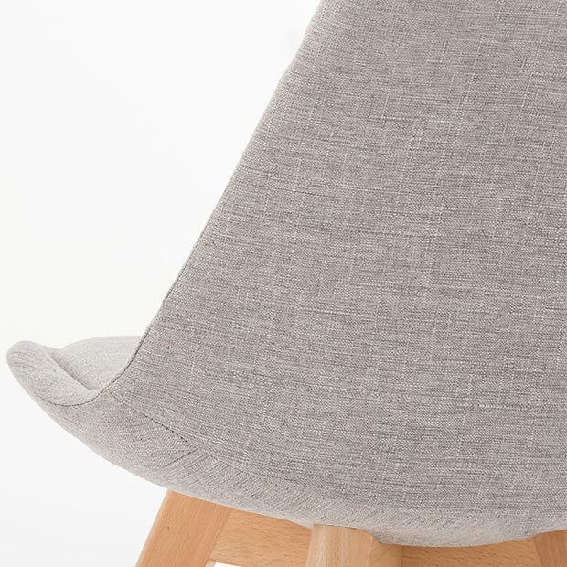 Scandinavian Wood Dining Kitchen Room Side Chair Solid Back Chair Clearhalo ' kitchen&dining_furn' 'Dining Chairs' 'Dining Tables & Seating' 'dining_chair' 'Furniture' 'furniture_dining_chair' 'Kitchen & Dining Furniture' 'kitchen' 4613178