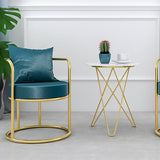 Nordic Style Metal Dining Room Chair Upholstered Arm Chairs for Restaurant Use Clearhalo ' kitchen&dining_furn' 'Dining Chairs' 'Dining Tables & Seating' 'dining_chair' 'furn' 'furn_dining_chair' 'Furniture' 'furniture_dining_chair' 'Kitchen & Dining Furniture' 'kitchen' 4613187