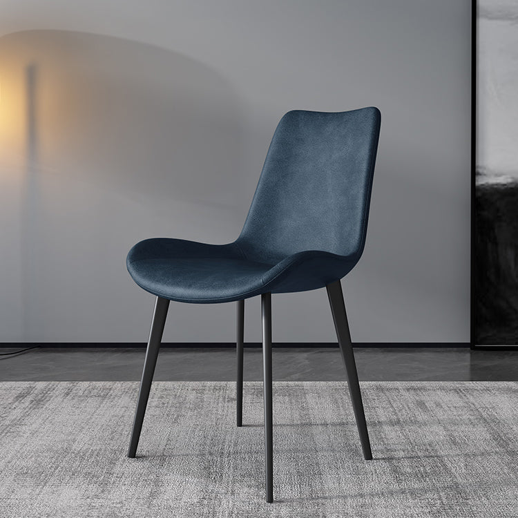 Contemporary Style Chair Dining Armless Chairs with Metal Legs for Kitchen Clearhalo ' kitchen&dining_furn' 'Dining Chairs' 'Dining Tables & Seating' 'dining_chair' 'furn' 'furn_dining_chair' 'Furniture' 'furniture_dining_chair' 'Kitchen & Dining Furniture' 'kitchen' 4613249