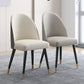 Contemporary Style Chair Dining Armless Chairs with Metal Legs for Kitchen Clearhalo ' kitchen&dining_furn' 'Dining Chairs' 'Dining Tables & Seating' 'dining_chair' 'furn' 'furn_dining_chair' 'Furniture' 'furniture_dining_chair' 'Kitchen & Dining Furniture' 'kitchen' 4613258