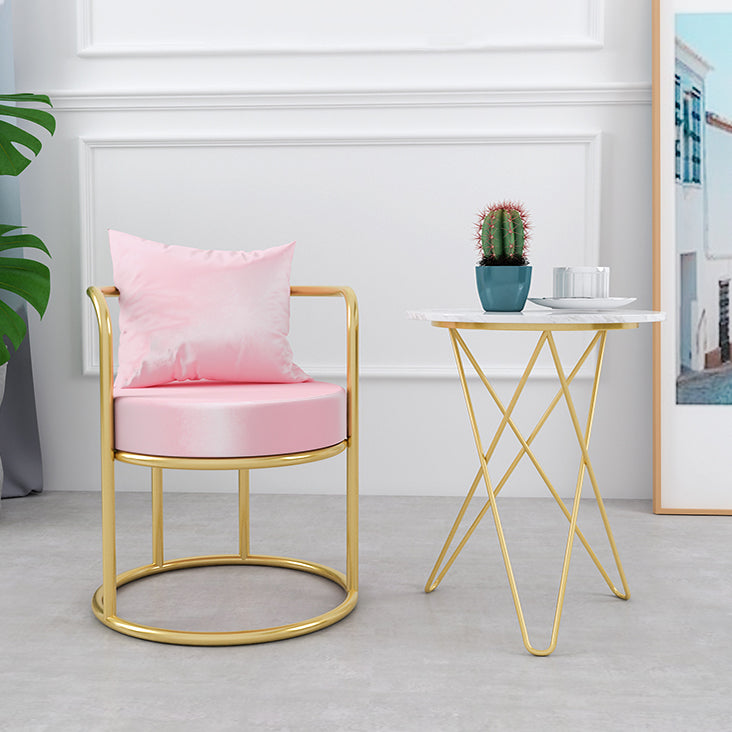 Glam Metal Dining Room Chairs Velvet Side Chair for Home Use Clearhalo ' kitchen&dining_furn' 'Dining Chairs' 'Dining Tables & Seating' 'dining_chair' 'furn' 'furn_dining_chair' 'Furniture' 'furniture_dining_chair' 'Kitchen & Dining Furniture' 'kitchen' 4613305