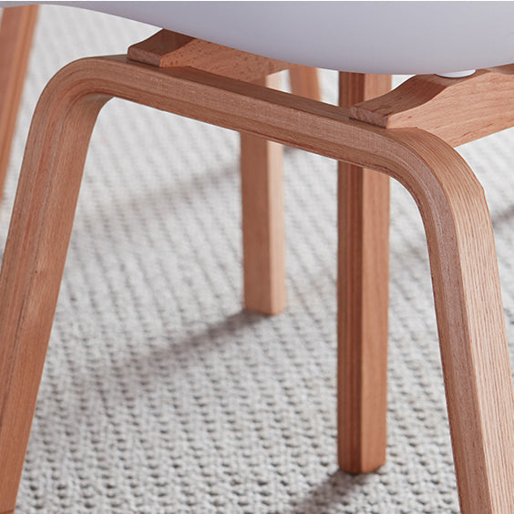 Contemporary Style Chair Dining Arm Chair with Wooden Legs for Kitchen Clearhalo ' kitchen&dining_furn' 'Dining Chairs' 'Dining Tables & Seating' 'dining_chair' 'furn' 'furn_dining_chair' 'Furniture' 'furniture_dining_chair' 'Kitchen & Dining Furniture' 'kitchen' 4613337