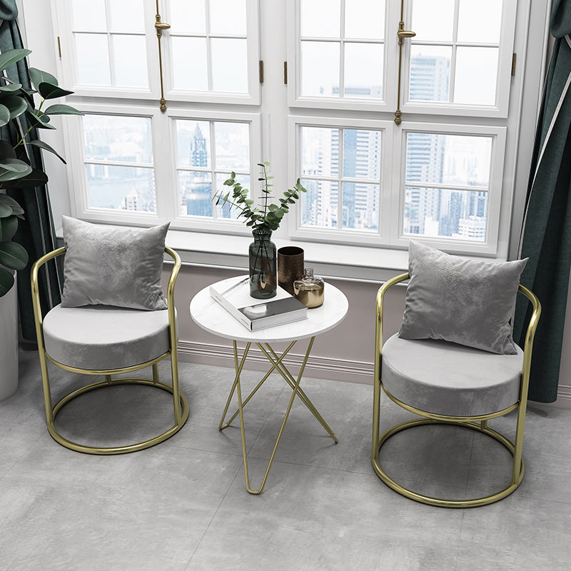 Nordic Style Metal Dining Room Chairs Velvet Dining Chair for Restaurant Use Clearhalo ' kitchen&dining_furn' 'Dining Chairs' 'Dining Tables & Seating' 'dining_chair' 'furn' 'furn_dining_chair' 'Furniture' 'furniture_dining_chair' 'Kitchen & Dining Furniture' 'kitchen' 4613416