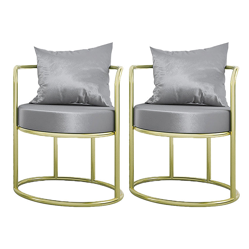 Nordic Style Metal Dining Room Chairs Velvet Dining Chair for Restaurant Use Grey 2 Piece Set Clearhalo ' kitchen&dining_furn' 'Dining Chairs' 'Dining Tables & Seating' 'dining_chair' 'furn' 'furn_dining_chair' 'Furniture' 'furniture_dining_chair' 'Kitchen & Dining Furniture' 'kitchen' 4613421