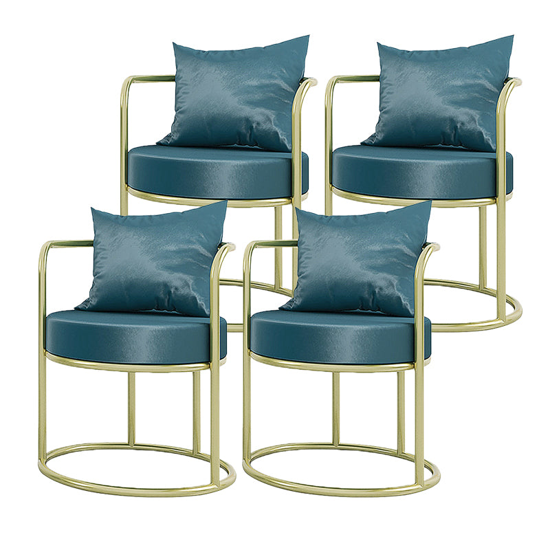 Nordic Style Metal Dining Room Chairs Velvet Dining Chair for Restaurant Use Peacock Blue 4 Piece Set Clearhalo ' kitchen&dining_furn' 'Dining Chairs' 'Dining Tables & Seating' 'dining_chair' 'furn' 'furn_dining_chair' 'Furniture' 'furniture_dining_chair' 'Kitchen & Dining Furniture' 'kitchen' 4613429
