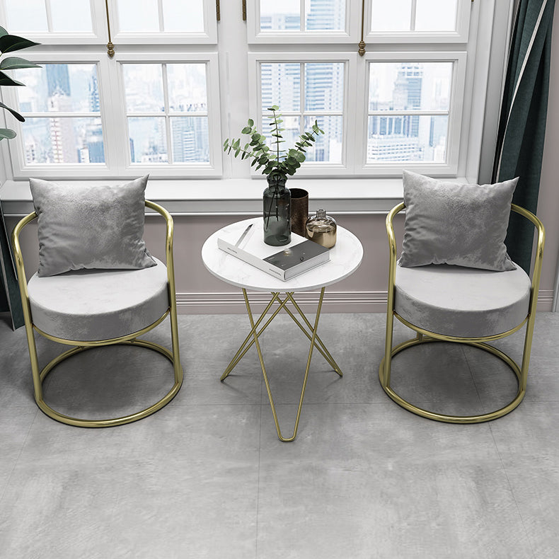 Nordic Style Metal Dining Room Chairs Velvet Dining Chair for Restaurant Use Clearhalo ' kitchen&dining_furn' 'Dining Chairs' 'Dining Tables & Seating' 'dining_chair' 'furn' 'furn_dining_chair' 'Furniture' 'furniture_dining_chair' 'Kitchen & Dining Furniture' 'kitchen' 4613430