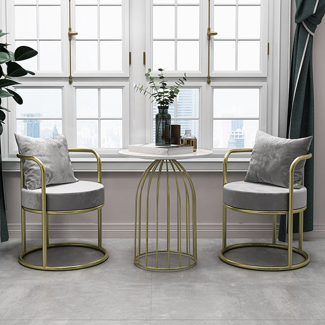 Nordic Style Metal Dining Room Chairs Velvet Dining Chair for Restaurant Use Clearhalo ' kitchen&dining_furn' 'Dining Chairs' 'Dining Tables & Seating' 'dining_chair' 'furn' 'furn_dining_chair' 'Furniture' 'furniture_dining_chair' 'Kitchen & Dining Furniture' 'kitchen' 4613433