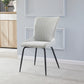 Modern Leather Living Room Side Chair Parsons Matte Finish Dining Chair Light Gray 1 Piece Clearhalo ' kitchen&dining_furn' 'Dining Chairs' 'Dining Tables & Seating' 'dining_chair' 'furn' 'furn_dining_chair' 'Furniture' 'furniture_dining_chair' 'Kitchen & Dining Furniture' 'kitchen' 4613442