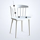 Scandinavian Plastic Dining Kitchen Room Chair Windsor Back Side Chair Clearhalo ' kitchen&dining_furn' 'Dining Chairs' 'Dining Tables & Seating' 'dining_chair' 'furn' 'furn_dining_chair' 'Furniture' 'furniture_dining_chair' 'Kitchen & Dining Furniture' 'kitchen' 4613477