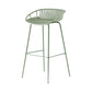 Nordic Metal Low Back Barstool Simple Indoor Tall Stool with Plastic Seat Green 1 Piece Clearhalo 'Bar Furniture' 'Bar Stools' 'bar_stools' 'furn' 'furn_bar_stools' 'furniture_bar_stools' 'Kitchen & Dining Furniture' 'kitchen&dining_furn' 'kitchen' 'kitchen_furn' Furniture' 4615451