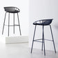 Nordic Metal Low Back Barstool Simple Indoor Tall Stool with Plastic Seat Clearhalo 'Bar Furniture' 'Bar Stools' 'bar_stools' 'furn' 'furn_bar_stools' 'furniture_bar_stools' 'Kitchen & Dining Furniture' 'kitchen&dining_furn' 'kitchen' 'kitchen_furn' Furniture' 4615452