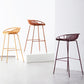 Nordic Metal Low Back Barstool Simple Indoor Tall Stool with Plastic Seat Clearhalo 'Bar Furniture' 'Bar Stools' 'bar_stools' 'furn' 'furn_bar_stools' 'furniture_bar_stools' 'Kitchen & Dining Furniture' 'kitchen&dining_furn' 'kitchen' 'kitchen_furn' Furniture' 4615454