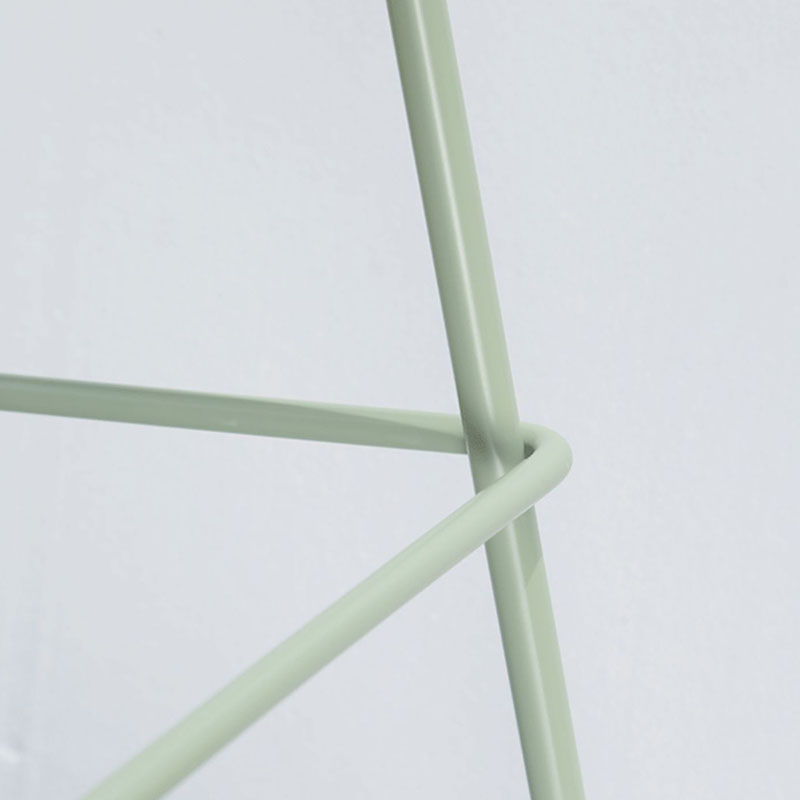 Nordic Metal Low Back Barstool Simple Indoor Tall Stool with Plastic Seat Clearhalo 'Bar Furniture' 'Bar Stools' 'bar_stools' 'furn' 'furn_bar_stools' 'furniture_bar_stools' 'Kitchen & Dining Furniture' 'kitchen&dining_furn' 'kitchen' 'kitchen_furn' Furniture' 4615461