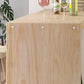 Natural Wood Counter Table with Rectangle Table Top Legs Table - 41.3" H Clearhalo 'Bar Furniture' 'Bar Tables' 'bar_tables' 'furn' 'furn_bar_tables' 'Furniture' 'furniture_bar_tables' 'Kitchen & Dining Furniture' 4620009