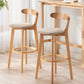Natural Wood Upholstered Counter Stools Scandinavian Footrest Bar Stools Clearhalo 'Bar Furniture' 'Bar Stools' 'bar_stools' 'furn' 'furn_bar_stools' 'furniture_bar_stools' 'Kitchen & Dining Furniture' 'kitchen&dining_furn' 'kitchen' 'kitchen_furn' Furniture' 4620157