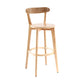 Natural Wood Upholstered Counter Stools Scandinavian Footrest Bar Stools Natural 1 Piece Clearhalo 'Bar Furniture' 'Bar Stools' 'bar_stools' 'furn' 'furn_bar_stools' 'furniture_bar_stools' 'Kitchen & Dining Furniture' 'kitchen&dining_furn' 'kitchen' 'kitchen_furn' Furniture' 4620163