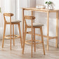 Natural Wood Upholstered Counter Stools Scandinavian Footrest Bar Stools Clearhalo 'Bar Furniture' 'Bar Stools' 'bar_stools' 'furn' 'furn_bar_stools' 'furniture_bar_stools' 'Kitchen & Dining Furniture' 'kitchen&dining_furn' 'kitchen' 'kitchen_furn' Furniture' 4620173