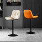 Nordic Steel Adjustable Swivel Barstool Indoor Tall Stool with Leather Seat Clearhalo 'Bar Furniture' 'Bar Stools' 'bar_stools' 'furn' 'furn_bar_stools' 'furniture_bar_stools' 'Kitchen & Dining Furniture' 'kitchen&dining_furn' 'kitchen' 'kitchen_furn' Furniture' 4620266