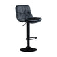 Nordic Steel Adjustable Swivel Barstool Indoor Tall Stool with Leather Seat Black 1 Piece Clearhalo 'Bar Furniture' 'Bar Stools' 'bar_stools' 'furn' 'furn_bar_stools' 'furniture_bar_stools' 'Kitchen & Dining Furniture' 'kitchen&dining_furn' 'kitchen' 'kitchen_furn' Furniture' 4620268