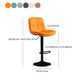 Nordic Steel Adjustable Swivel Barstool Indoor Tall Stool with Leather Seat Clearhalo 'Bar Furniture' 'Bar Stools' 'bar_stools' 'furn' 'furn_bar_stools' 'furniture_bar_stools' 'Kitchen & Dining Furniture' 'kitchen&dining_furn' 'kitchen' 'kitchen_furn' Furniture' 4620290