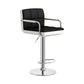Scandinavian Adjustable Height Swivel Counter Stools Metal Upholstered Bar Stools Clearhalo 'Bar Furniture' 'Bar Stools' 'bar_stools' 'furn' 'furn_bar_stools' 'furniture_bar_stools' 'Kitchen & Dining Furniture' 'kitchen&dining_furn' 'kitchen' 'kitchen_furn' Furniture' 4620300