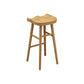 Industrial Wood Backless Barstool Simple Indoor Tall Stool with Contoured Seat Clearhalo 'Bar Furniture' 'Bar Stools' 'bar_stools' 'furn' 'furn_bar_stools' 'furniture_bar_stools' 'Kitchen & Dining Furniture' 'kitchen&dining_furn' 'kitchen' 'kitchen_furn' Furniture' 4620344