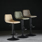 Nordic Indoor Barstool Adjustable Metal Swivel Tall Stool with Leather Seat Clearhalo 'Bar Furniture' 'Bar Stools' 'bar_stools' 'furn' 'furn_bar_stools' 'furniture_bar_stools' 'Kitchen & Dining Furniture' 'kitchen&dining_furn' 'kitchen' 'kitchen_furn' Furniture' 4620374
