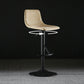 Nordic Indoor Barstool Adjustable Metal Swivel Tall Stool with Leather Seat Clearhalo 'Bar Furniture' 'Bar Stools' 'bar_stools' 'furn' 'furn_bar_stools' 'furniture_bar_stools' 'Kitchen & Dining Furniture' 'kitchen&dining_furn' 'kitchen' 'kitchen_furn' Furniture' 4620386