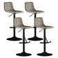 Nordic Indoor Barstool Adjustable Metal Swivel Tall Stool with Leather Seat Coffee 4 Piece Set Clearhalo 'Bar Furniture' 'Bar Stools' 'bar_stools' 'furn' 'furn_bar_stools' 'furniture_bar_stools' 'Kitchen & Dining Furniture' 'kitchen&dining_furn' 'kitchen' 'kitchen_furn' Furniture' 4620389