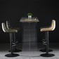 Nordic Indoor Barstool Adjustable Metal Swivel Tall Stool with Leather Seat Clearhalo 'Bar Furniture' 'Bar Stools' 'bar_stools' 'furn' 'furn_bar_stools' 'furniture_bar_stools' 'Kitchen & Dining Furniture' 'kitchen&dining_furn' 'kitchen' 'kitchen_furn' Furniture' 4620390