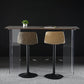 Nordic Indoor Barstool Adjustable Metal Swivel Tall Stool with Leather Seat Clearhalo 'Bar Furniture' 'Bar Stools' 'bar_stools' 'furn' 'furn_bar_stools' 'furniture_bar_stools' 'Kitchen & Dining Furniture' 'kitchen&dining_furn' 'kitchen' 'kitchen_furn' Furniture' 4620392