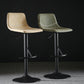 Nordic Indoor Barstool Adjustable Metal Swivel Tall Stool with Leather Seat Clearhalo 'Bar Furniture' 'Bar Stools' 'bar_stools' 'furn' 'furn_bar_stools' 'furniture_bar_stools' 'Kitchen & Dining Furniture' 'kitchen&dining_furn' 'kitchen' 'kitchen_furn' Furniture' 4620393