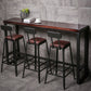 Wooden Square Seat Barstool Industrial Metal Counter Stool with Backrest Clearhalo 'Bar Furniture' 'Bar Stools' 'bar_stools' 'furn' 'furn_bar_stools' 'furniture_bar_stools' 'Kitchen & Dining Furniture' 'kitchen&dining_furn' 'kitchen' 'kitchen_furn' Furniture' 4620402