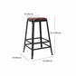 Wooden Square Seat Barstool Industrial Metal Counter Stool with Backrest Clearhalo 'Bar Furniture' 'Bar Stools' 'bar_stools' 'furn' 'furn_bar_stools' 'furniture_bar_stools' 'Kitchen & Dining Furniture' 'kitchen&dining_furn' 'kitchen' 'kitchen_furn' Furniture' 4620424