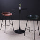 Leather Seat Barstool Industrial Metal Counter Stool with Low Back Clearhalo 'Bar Furniture' 'Bar Stools' 'bar_stools' 'furn' 'furn_bar_stools' 'furniture_bar_stools' 'Kitchen & Dining Furniture' 'kitchen&dining_furn' 'kitchen' 'kitchen_furn' Furniture' 4620506