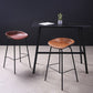 Leather Seat Barstool Industrial Metal Counter Stool with Low Back Clearhalo 'Bar Furniture' 'Bar Stools' 'bar_stools' 'furn' 'furn_bar_stools' 'furniture_bar_stools' 'Kitchen & Dining Furniture' 'kitchen&dining_furn' 'kitchen' 'kitchen_furn' Furniture' 4620526
