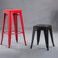 Industrial Style Armless Barstool Iron Counter Stools for Coffee Shop Clearhalo 'Bar Furniture' 'Bar Stools' 'bar_stools' 'furn' 'furn_bar_stools' 'furniture_bar_stools' 'Kitchen & Dining Furniture' 'kitchen&dining_furn' 'kitchen' 'kitchen_furn' Furniture' 4620551